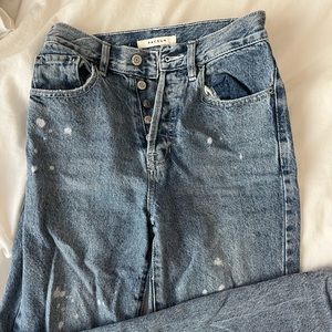 Pacsun Paint splattered Dad Jeans
